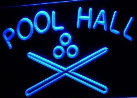 Pool Hall Billiards Snooker Bar LED Neon Sign